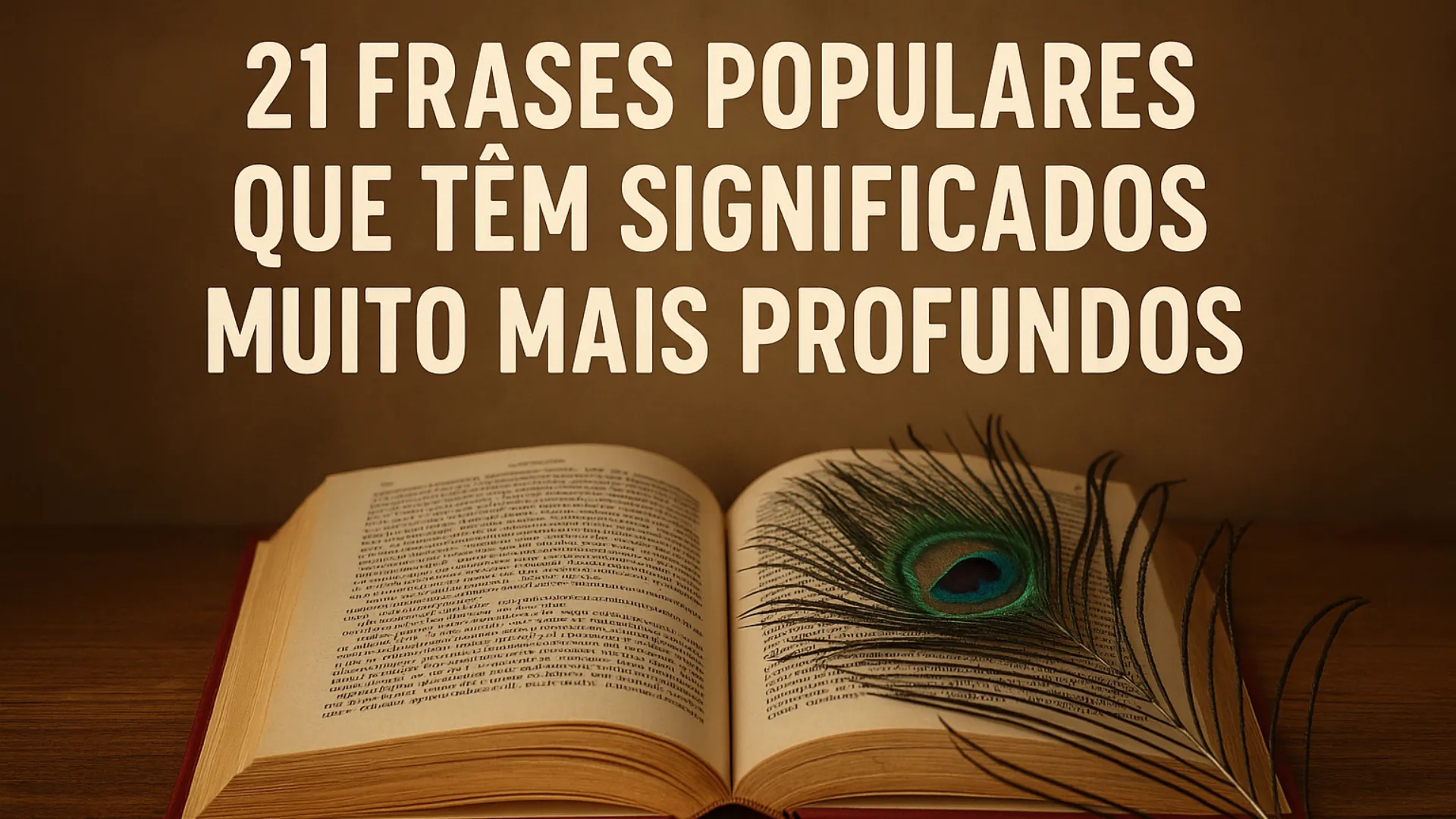 21 Frases Populares Que Têm Significados Muito Mais Profundos