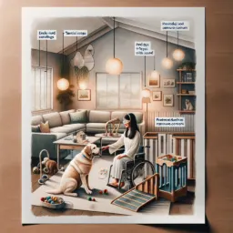 Como adaptar sua casa para um pet com deficiência visual