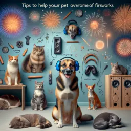 Dicas para ajudar seu pet a enfrentar o medo de fogos de artifício