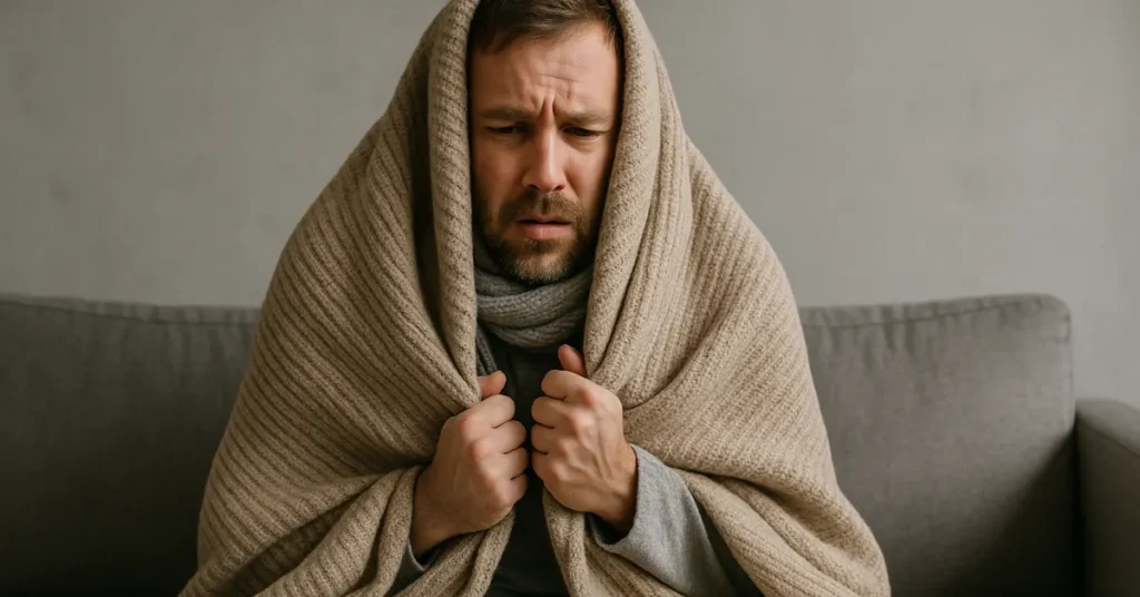 Por que sentimos frio quando estamos com febre?