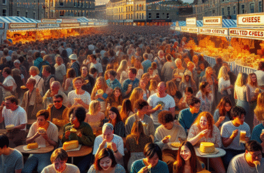 O festival do queijo derretido que atrai turistas de todo o mundo