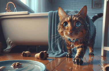 Por que a maioria dos gatos odeia água