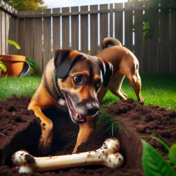 Por que cães enterram ossos (mesmo sem precisar)?