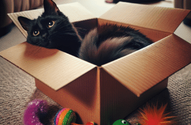 Por que gatos amam caixas mais do que brinquedos caros