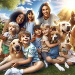 Raças de cães que amam crianças e convivem bem em família